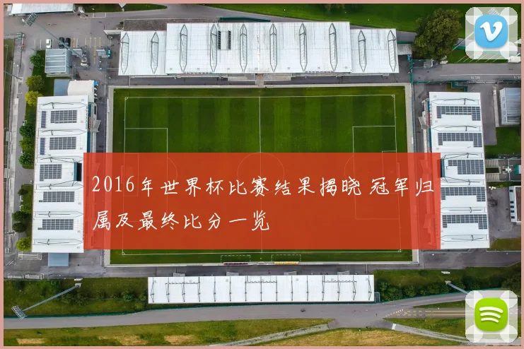 2016年世界杯比赛结果揭晓 冠军归属及最终比分一览